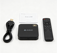 Android Set-top Box IPTV Box 8K Mini TV Streaming OTT Playlist Bahasa Inggris Amerika Serikat Jerman Prancis TV Box Amlogic S905W
