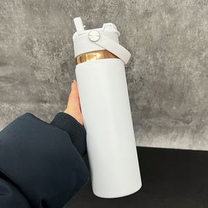 2026 New Style Multi-Functional 2-In-1 <b>Flip</b> <b>Top</b> Spout Lid 20Oz Stainless Steel Vacuum Insulated Outdoor Sports Tumbler Straw - Product Image 3
