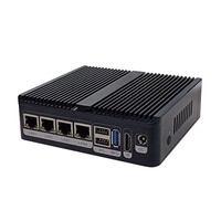 Mini PC industriel sans ventilateur avec processeur Intel Celeron J6412/Atom X6413E Quad-core de 10e génération, PC embarqué, lecteur d'affichage numérique, IOT