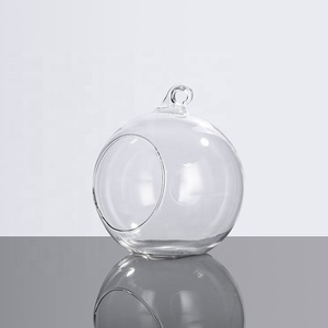 MH-L031 Terrarium en <span class=keywords><strong>verre</strong></span> transparent pour plantes, boules de <span class=keywords><strong>verre</strong></span> suspendues, sphère, terrarium en <span class=keywords><strong>verre</strong></span>, ornements de terrarium en <span class=keywords><strong>verre</strong></span> - Product Image 2
