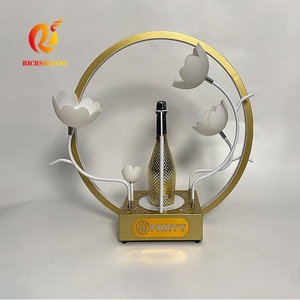 Richshining Led Bottle Presenter-Soporte acrílico para botella de vino con logotipo personalizado de lujo para regalos <span class=keywords><strong>VIP</strong></span>, decoración de bar, iluminación de club nocturno - Product Image 3