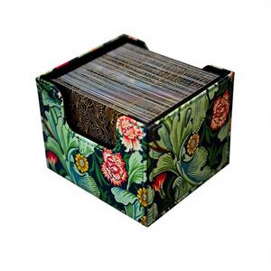 Customizable Double <b>Sleeve</b> <b>Card</b> 100+ Leather Deck Box Square Corners Flannel Lining 2 PP Boards TCG/Commander/Yugioh - Product Image 1