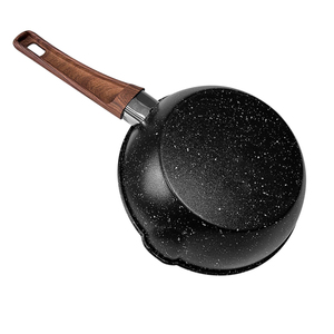 Sartén y olla antiadherente <span class=keywords><strong>de</strong></span> acero al carbono con doble Caño, sartén antiadherente <span class=keywords><strong>de</strong></span> <span class=keywords><strong>granito</strong></span>, sartén profunda para el hogar, <span class=keywords><strong>cocina</strong></span>, sartén para Fideos - Product Image 4