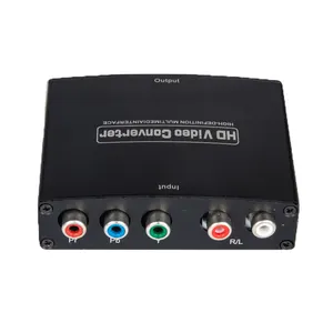 廉价的RGB组件YPbPr + R/L音频至HDMI输出转换器，带游戏盒家庭影院分频器