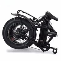 Bicicleta Eléctrica Plegable de 20 Pulgadas con Llantas Gruesas, 1000W, Batería de Litio de 48V, 7 Velocidades, Todoterreno, para Nieve y Montaña, para Adultos