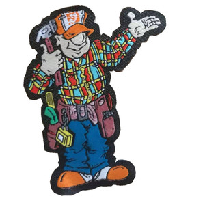 Tùy chỉnh dệt sắt trên các bản vá lỗi móc + Vòng đeo tay huy hiệu vá may trên tự bám dính quần áo hat túi dệt các bản vá lỗi - Product Image 6