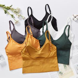 2201 grande taille Style chaud en forme de U dos fronde <span class=keywords><strong>fil</strong></span> sans couture enveloppé poitrine femmes ceinture poitrine Pad sous-vêtements dames gilet soutien-gorge - Product Image 1