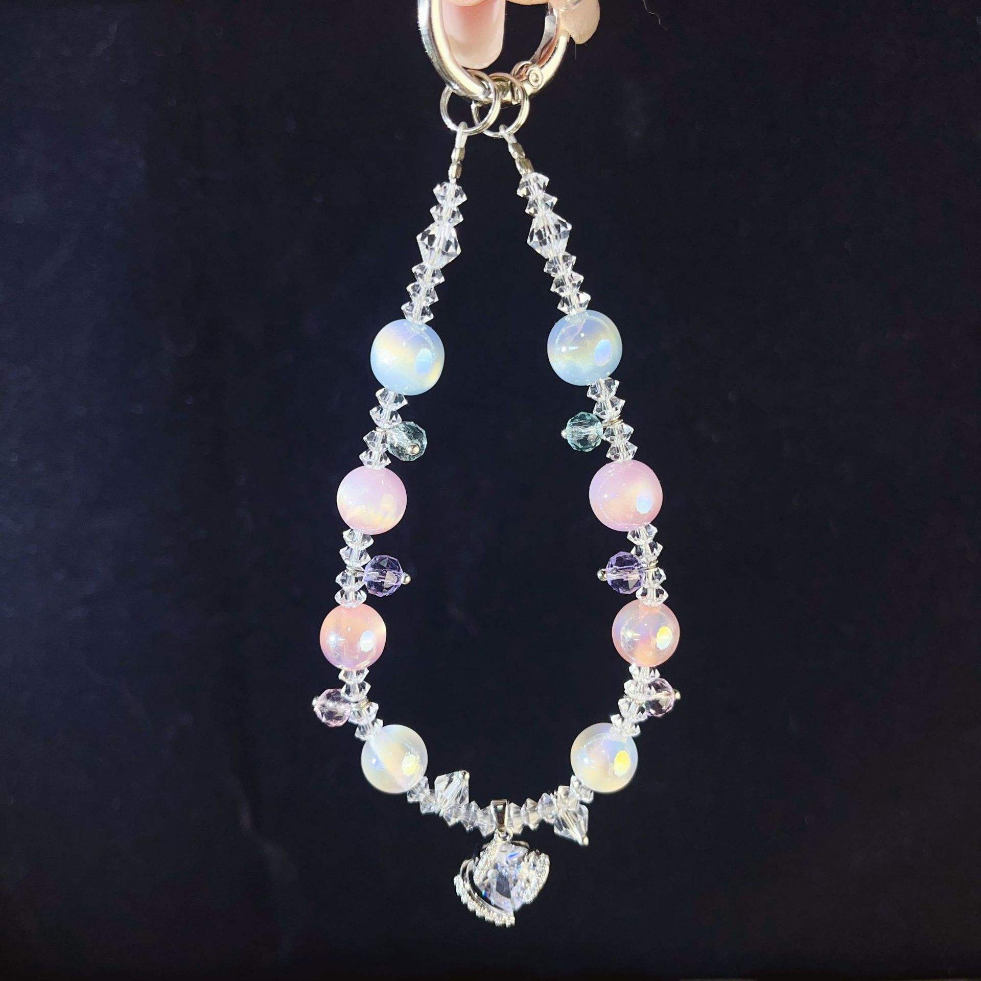 Glazed Heart Whisper (Colorful Bead Style)