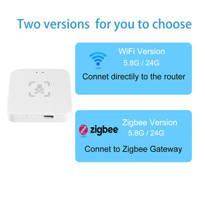 SIXWGH Tuya Zigbee 3.0 Capteur <span class=keywords><strong>de</strong></span> présence radar à ondes millimétriques Détection <span class=keywords><strong>de</strong></span> <span class=keywords><strong>mouvement</strong></span> statique/micro pour la maison intelligente Fonctionne <span class=keywords><strong>avec</strong></span> la passerelle - Product Image 5