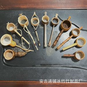 Handmade Bamboo Tea <b>Strainer</b> Irregular Shape Filter For Gongfu Tea Ceremony Tea Set Accessories - Product Image 1