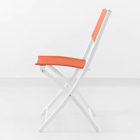 Chaises pliantes d'extérieur en métal TIPTOP 2026 pour patio, jardin, plage - Design moderne
