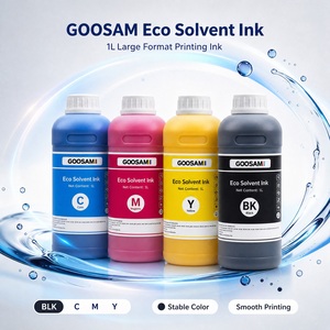หมึกอีโคโซลเว้นท์ 1 ลิตร สำหรับหัวพิมพ์ Epson I3200 I3200-E1 DX4 DX5 DX6 DX7 DX11 TFP XP600 4720 TX800 - Product Image 1