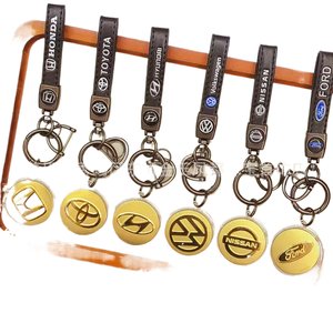 Portachiavi con ciondolo a forma di logo <span class=keywords><strong>auto</strong></span> <span class=keywords><strong>in</strong></span> oro puro 999 di Shuibeis, bestseller, ideale come <span class=keywords><strong>regalo</strong></span> per fidanzati e mariti per attirare i clienti - Product Image 1