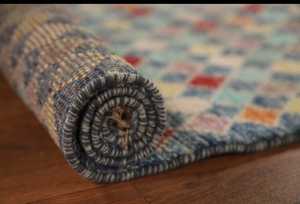 พรมปูพื้นสไตล์ตุรกีพรมขนสัตว์ถักนิตติ้งขนาด3x5มีเพชร oushak ปรับแต่งได้ - Product Image 4