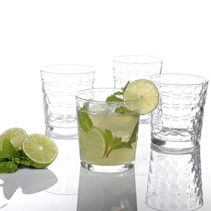Tasse en verre à vin élégante et sans plomb <span class=keywords><strong>Raymond</strong></span> à jus transparent décoré créatif - Product Image 6