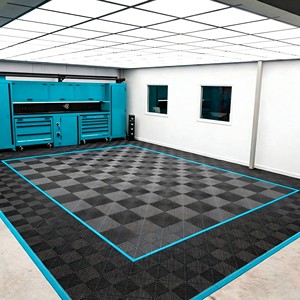 Baldosas Modulares de Vinilo para Piso de Garaje Interior, Diseño Moderno, Encajables, Coloridas, Antideslizantes, Impermeables y Ecológicas - Product Image 5