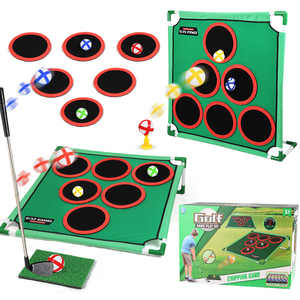 <span class=keywords><strong>Jeu</strong></span> de <span class=keywords><strong>mini</strong></span>-<span class=keywords><strong>golf</strong></span> pour l'extérieur, intérieur et familial, pour la pratique du swing, <span class=keywords><strong>jeu</strong></span> de <span class=keywords><strong>mini</strong></span>-chipping pour planches à velcro, balles en plastique collantes - Product Image 2