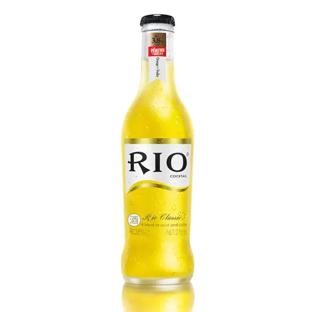 Rio Klassieke Glas Gebotteld Oranje Wodka Cocktail Gearomatiseerde Party Fruit Alcohol Drinken