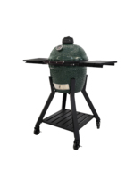 Parrilla Kamado Portátil Moderna de Cerámica MK16Pro de 16 Pulgadas, Parrilla Familiar con Ruedas para Exteriores, Barbacoa de Carbón