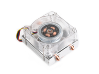 Ventilador de Refrigeración para CPU de Perfil Bajo para Raspberry Pi 5, Aletas de Refrigeración de Aleación de Aluminio en Forma de U, Fácil de Instalar