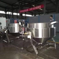 Gejackete kookketel met planetaire menger CE voor het koken van sauzen of fruitconfiture, voedingsmiddelenfabriek SUS304