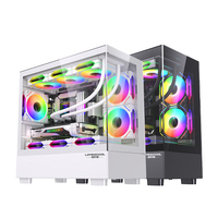 Production sur mesure Meilleures ventes Étuis et tours d'ordinateur Nouveau boîtier pour PC Tour ATX de jeu Noir 360mm Refroidisseur de liquide Ventilateurs RVB
