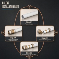 Vente flash - Tuyaux PEX écologiques pour chauffage par le sol - 16/20/25/32 mm - Longueur 300 m/200 m/100 m