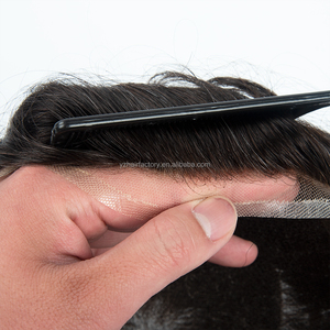 วิกผมปลอมสำหรับผู้ชายผมปลอมติดด้านหน้า - Product Image 4