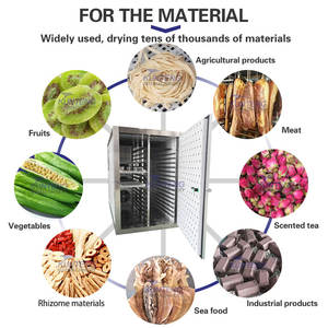 Máquina secadora deshidratadora industrial comercial de 1000kg para alimentación granulada <span class=keywords><strong>Taibo</strong></span> Date Baobab Tortilla Uva Algas marinas secas - Product Image 6