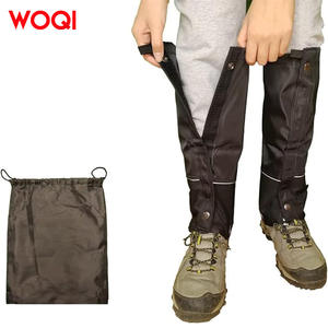 Protège-jambes de randonnée WOQI pour l'extérieur, imperméables, en polyester, protection pour adultes, alpinisme, camping, sports sur glace et neige - Product Image 1