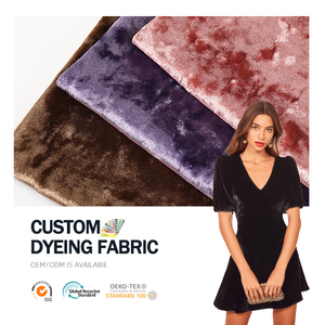 Velour di ghiaccio frantumato <span class=keywords><strong>velluto</strong></span> lucido oro nero tessuto di <span class=keywords><strong>velluto</strong></span> diamanti che schiaccia ghiaccio tinta tinta tinta elasticità tessuto di <span class=keywords><strong>velluto</strong></span> - Product Image 1