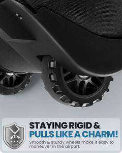 Muestra Gratuita, Fabricación Personalizada, Bolsa de Snowboard Enrollable de Alta Calidad, 203 cm, Poliéster 1680D, Bolsa Doble para Esquís con Ruedas - Product Image 3