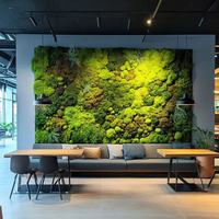 Panneaux muraux en mousse préservée sur mesure, art mural en mousse naturelle écologique pour la maison, le bureau commercial, l'hôtel, décoration murale en mousse
