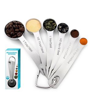 High Quality 6 Piece Stainless Steel <b>Measuring</b> Spoon - Product Image 1