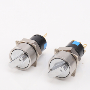 19mm 22mm phẳng đầu <span class=keywords><strong>Selector</strong></span> ROTARY không thấm nước LED <span class=keywords><strong>push</strong></span> <span class=keywords><strong>button</strong></span> chuyển Solder Pin chuyển đổi - Product Image 5