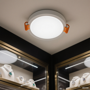 Focio 18W Downlight 1800LM 3000K corpo in alluminio bianco caldo D170 * 25mm incassato per casa ufficio Hotel soggiorno ETL certificato - Product Image 6