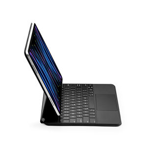 Funda mágica para teclado 12,9 2022/2021/2020/2018 <span class=keywords><strong>iPadPro</strong></span> 12,9 ruso árabe coreano hebreo español accesorios para teclado - Product Image 5