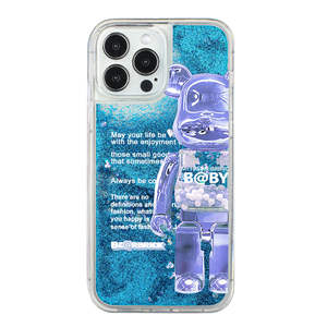 Coque pour Huawei <span class=keywords><strong>Honor</strong></span> 80 Pro 70 60SE 50SE N0va 9 10 Magic 4 P50 Liquid Quicksand Bear Cover pour Xiaomi 13 Redmi Note 12 <span class=keywords><strong>K50</strong></span> Pro - Product Image 1