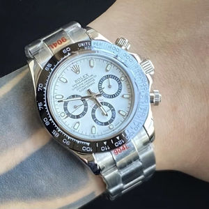 Rolx 116508 Unisex Luxury Fashion Watch 40mm Stainless Steel Rubber Strap Mechanical HAIOU Movement 50 Bar Water Resistant Gold - Product Image 3