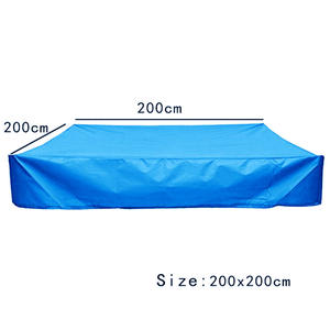 Parasol Cuadrado Azul Impermeable para Niños, Cubierta para Patio de Jardín, Arenero, Mini Bañera de Playa, Juguete para Exteriores - Product Image 5