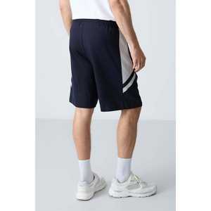 Pantalones Cortos de Algodón Tommylife para Hombre, Corte Estándar, Azul Marino 81281, Ropa Casual Básica - Product Image 2