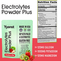 Poudre d'électrolytes de haute qualité, vitamines et minéraux, boisson hydratante, poudre d'hydratation à absorption rapide, poudre d'électrolytes