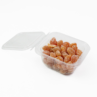 16oz scharnierende, manipulatiebestendige deksel voor huisdierenverpakkingen, manipulatiebestendige verpakking, manipulatiebestendige deli-containers voor gedroogd fruit
