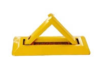 Serrure de triangle de barrière de stationnement verrouillable serrure de stationnement de triangle anti-pression pliable
