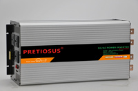 Pretiosus onduleur à onde sinusoïdale pure avec chargeur et 5000W 5KW 5000Watt 12/24/48V DC à AC100/110/120/220/230/240V
