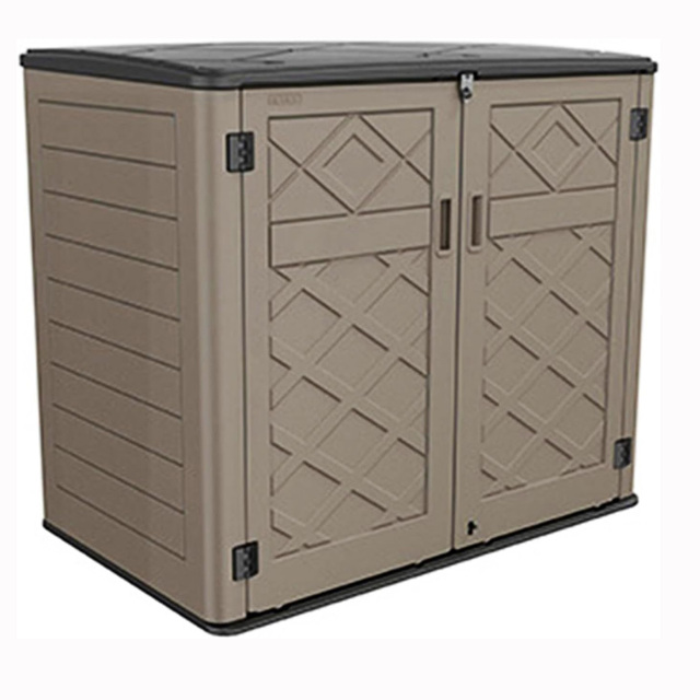 Multi-purpose Backyard Lockable Waterproof Plastic Resin Outdoor Garden Resin Storage Shed for Patio Garden Backyard