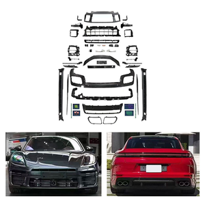 Kit de Carrocería Completo Estilo 976 para <span class=keywords><strong>Porsche</strong></span> <span class=keywords><strong>Panamera</strong></span> 2024-2025, Parachoques Delantero y Trasero, Faldones Laterales, Aspecto de Fibra de Carbono, Mejora GTS Turbo - Product Image 1