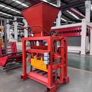 Qt4-35 HongFa Verbundstein-Herstellungsmaschine mit Motor Ziegelproduktionslinie & Austauschbare Form für Verschiedene Formen - Product Image 4