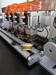 SHENGLONG HP-401T Pneumatic Multiple Printing Head Hot Stamp <strong>Coder</strong> for Packing Machine Multi-line Coding Machine - Product Image 3