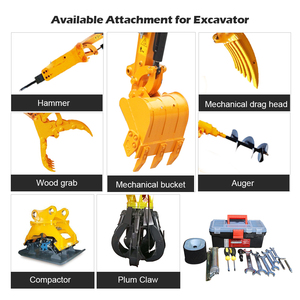 Earth-moving Machinery 3 Ton 5 Ton 6 Ton Hydraulic Crawler <strong>Micro</strong> Small Mini Escavator Digger <strong>Excavator</strong> - Product Image 5